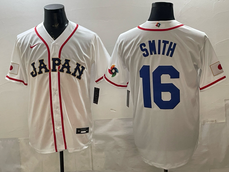 Men 2026 World Cub USA16 Smith white Nike MLB Jersey 007